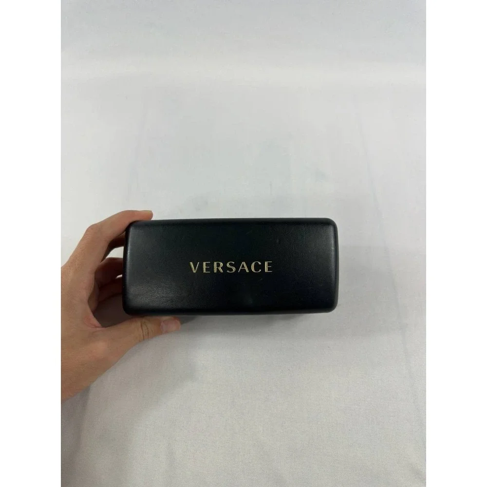 Versace Sunglasses Black Gold Shield Pilot Medusa Biggie MOD VE 4391 GB1/87